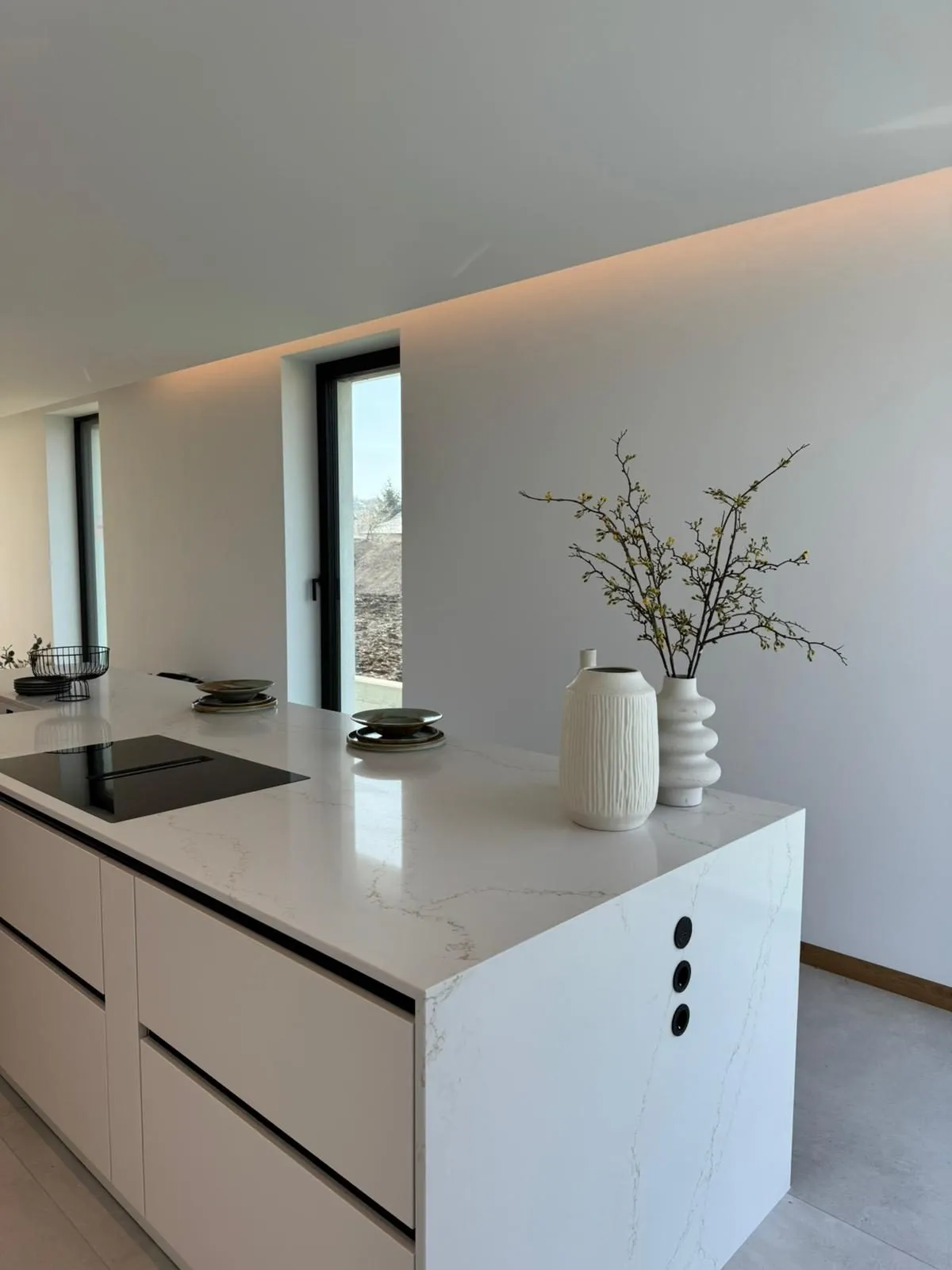 Artline Stripe — wood crema & soft lack white — poza 2