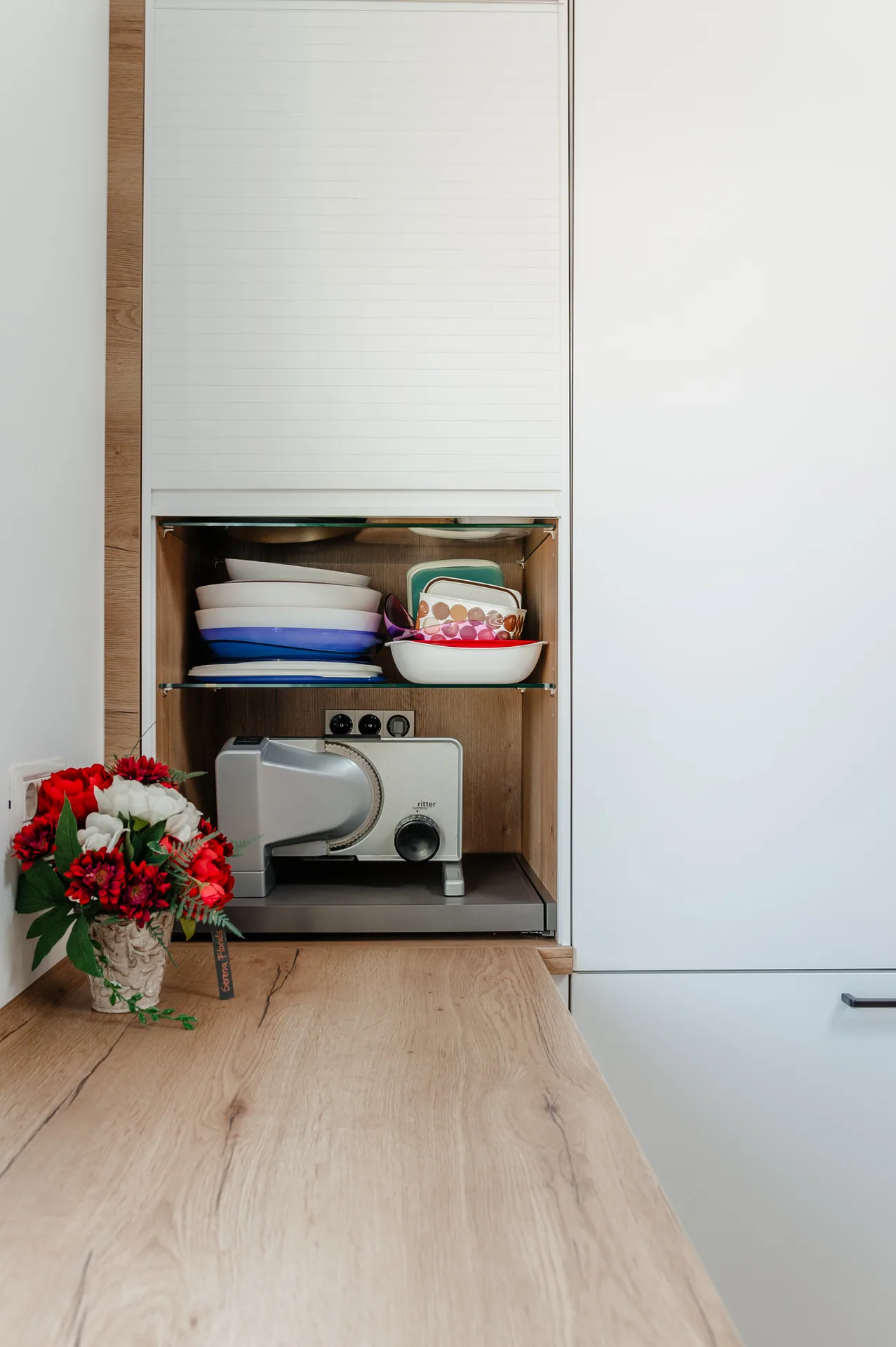 Plus — arctic white, blat oak ventura — poza 9