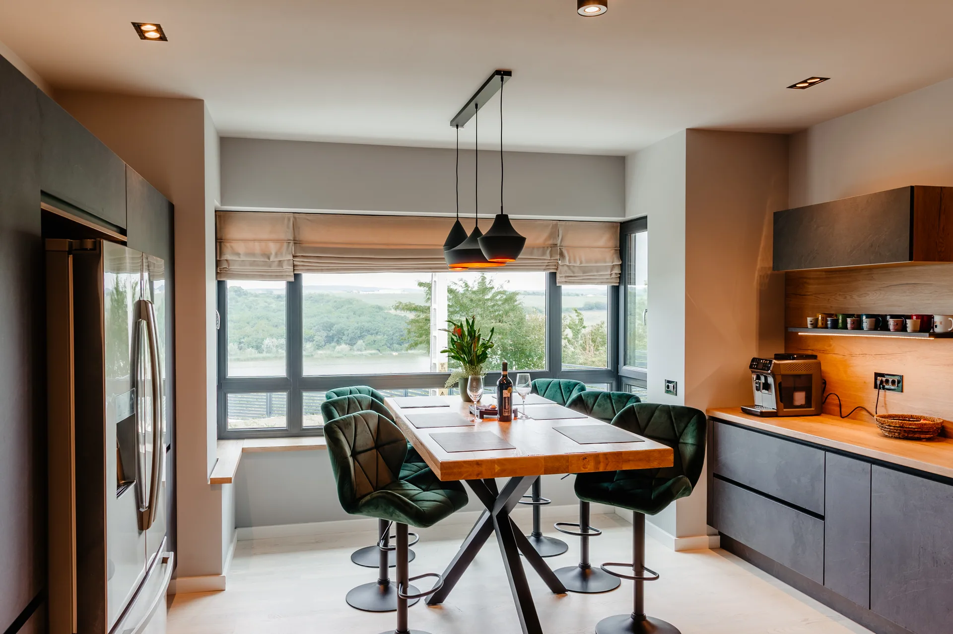 Stone — basalt, blat oak ventura — poza 11
