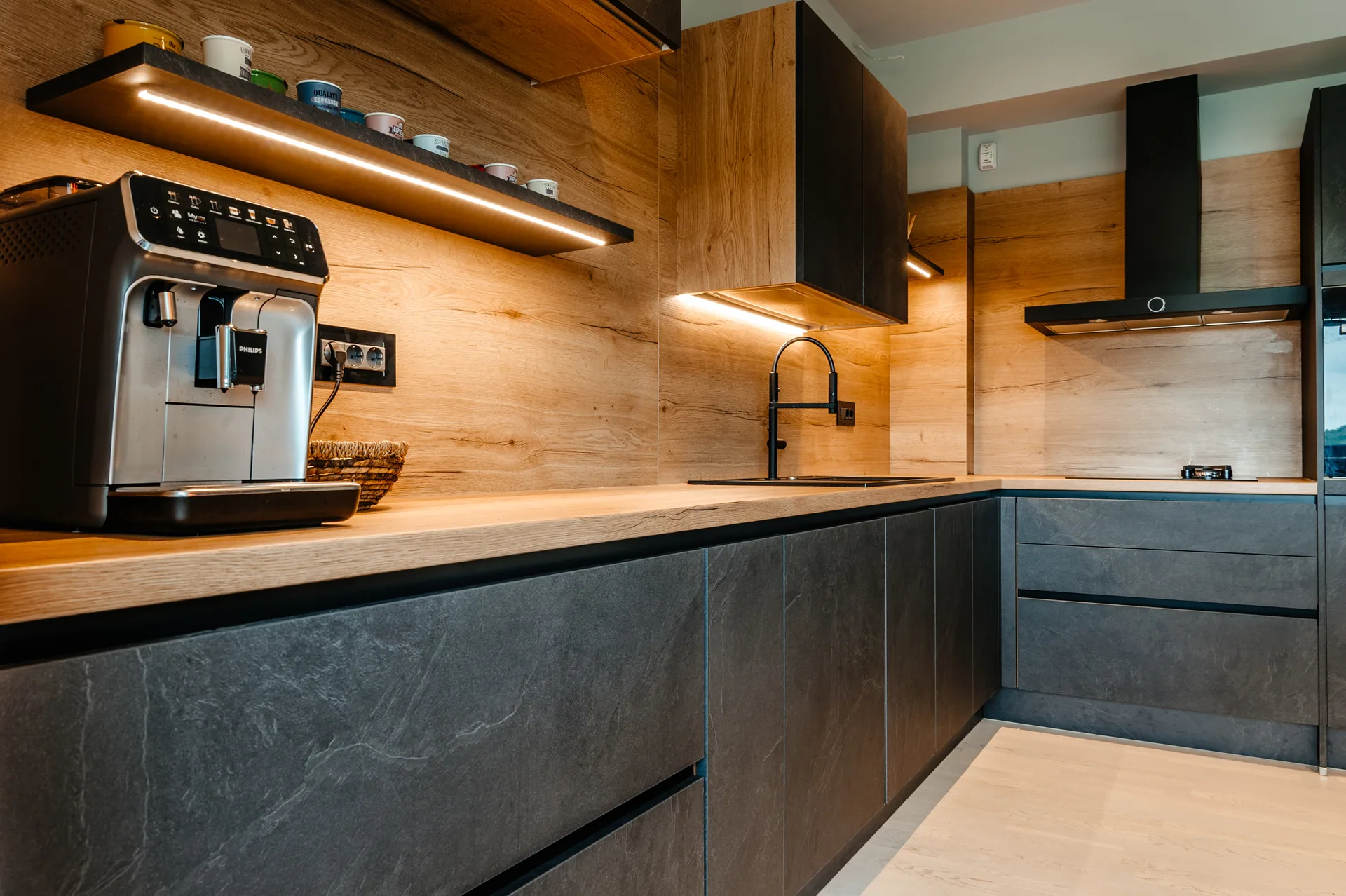 Stone — basalt, blat oak ventura — poza 19