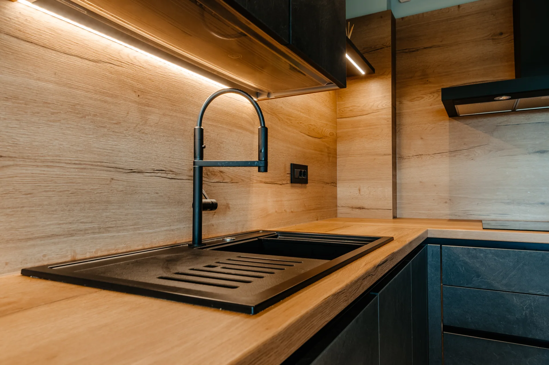 Stone — basalt, blat oak ventura — poza 20