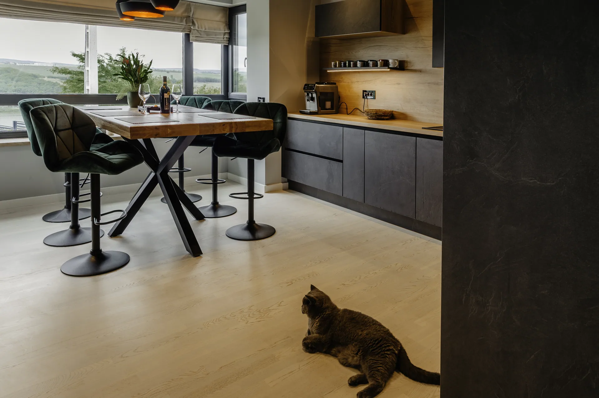 Stone — basalt, blat oak ventura — poza 22